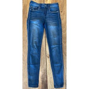 Express Stretch Mid Rise Ankle Legging with Stitch Detailing